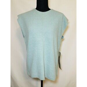 VTG Evan-Picone Lambswool Angora‎ Rabbit Hair Blend Sleeveless Sweater Vest MED